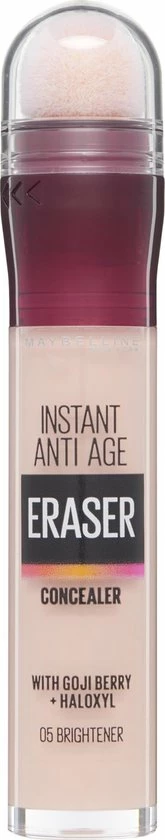 Maybelline Instant Anti Age Eraser Concealer - 05 Brightner 6 Maybelline Instant Anti Age Eraser Concealer - 05 Brightner - Afbeelding 6