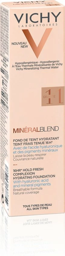 Vichy Min Ralblend Foundation - 11 Granite - 30ML - Natuurlijke Dekking 7 Vichy Min Ralblend Foundation - 11 Granite - 30ML - Natuurlijke Dekking - Afbeelding 7