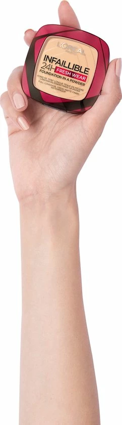 L?Or?al Paris L'Or Al - Infaillible 24h Fresh Wear Powder Foundation - 120 Vanilla 11 L?Or?al Paris L'Or Al - Infaillible 24h Fresh Wear Powder Foundation - 120 Vanilla - Afbeelding 11