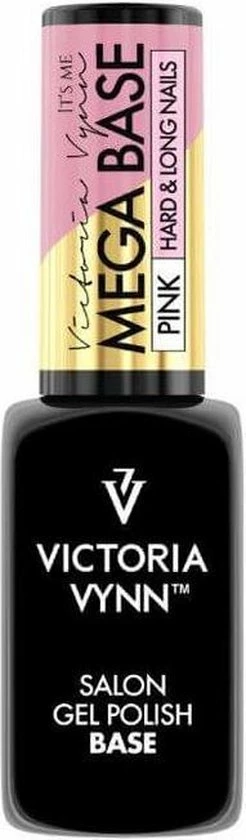 VICTORIA VYNN? Rubber Base - Victoria Vynn Gel Polish Mega Base - Hard & Long Nails - PINK 8 Ml.