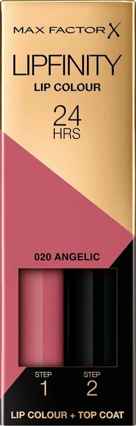 Max Factor Lipfinity Lip Colour Lippenstift - 020 Angelic 2 Max Factor Lipfinity Lip Colour Lippenstift - 020 Angelic - Afbeelding 2
