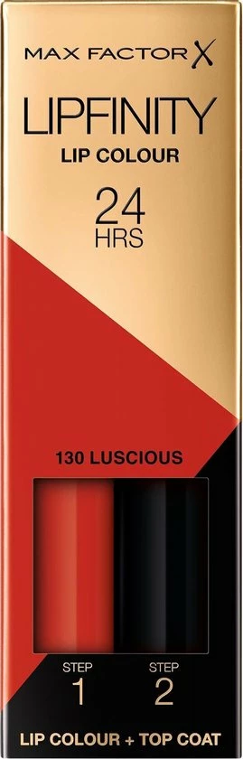 Max Factor Lipfinity Lip Colour Lippenstift - 130 Luscious 4 Max Factor Lipfinity Lip Colour Lippenstift - 130 Luscious - Afbeelding 4