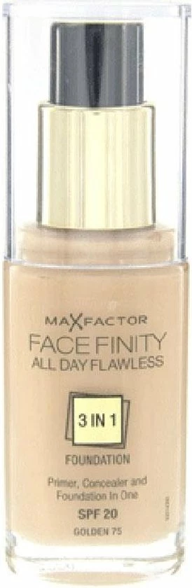 Max Factor Facefinity All Day Flawless 3-in-1 Liquid Foundation - 075 Golden 16 Max Factor Facefinity All Day Flawless 3-in-1 Liquid Foundation - 075 Golden - Afbeelding 16