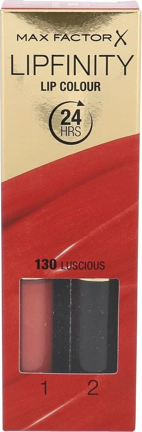 Max Factor Lipfinity Lip Colour Lippenstift - 130 Luscious 8 Max Factor Lipfinity Lip Colour Lippenstift - 130 Luscious - Afbeelding 8