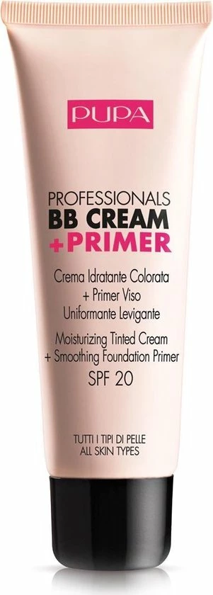 Pupa Milano Professionals BB Cream + Primer - Nude 001 10 Pupa Milano Professionals BB Cream + Primer - Nude 001 - Afbeelding 10