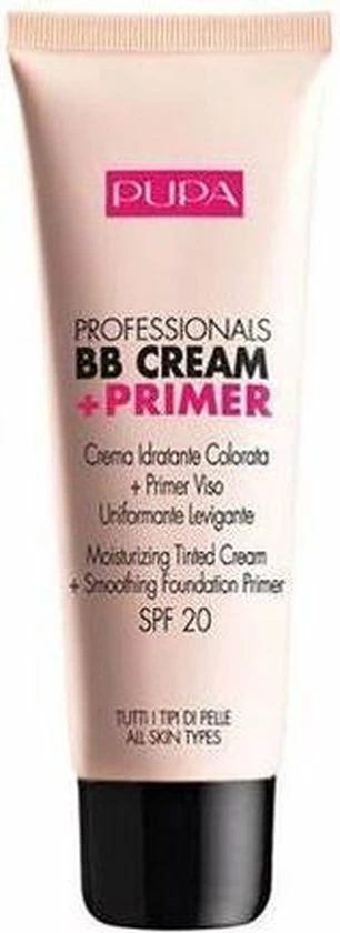 Pupa Milano Professionals BB Cream + Primer - Nude 001 3 Pupa Milano Professionals BB Cream + Primer - Nude 001 - Afbeelding 3