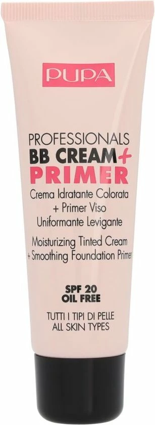 Pupa Milano Professionals BB Cream + Primer - Nude 001 7 Pupa Milano Professionals BB Cream + Primer - Nude 001 - Afbeelding 7