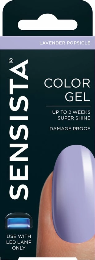 Sensista Color Gel - Lavender Popsicle - Lila 6 Sensista Color Gel - Lavender Popsicle - Lila - Afbeelding 6
