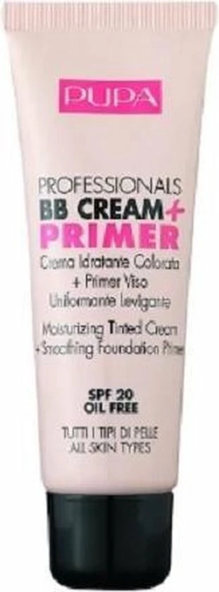 Pupa Milano Professionals BB Cream + Primer - Nude 001 14 Pupa Milano Professionals BB Cream + Primer - Nude 001 - Afbeelding 14