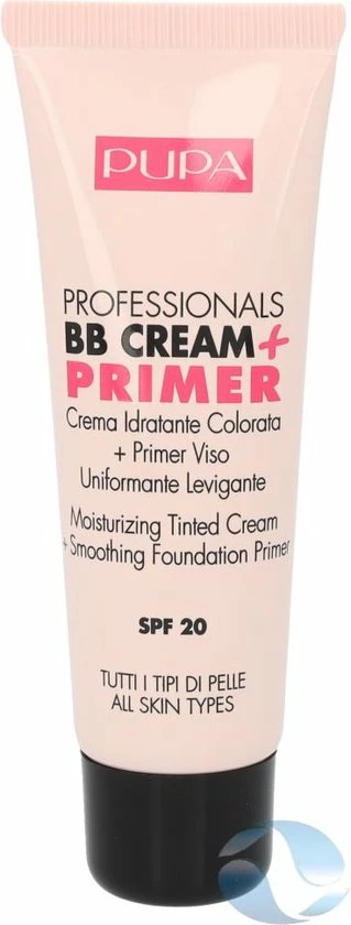 Pupa Milano Professionals BB Cream + Primer - Nude 001 8 Pupa Milano Professionals BB Cream + Primer - Nude 001 - Afbeelding 8