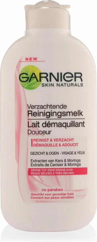 Garnier Skinactive Face SkinActive Botanische Reinigingsmelk - Droge Huid En Gevoelige Huid - 6 X 200ml - Multiverpakking 6 Garnier Skinactive Face SkinActive Botanische Reinigingsmelk - Droge Huid En Gevoelige Huid - 6 X 200ml - Multiverpakking - Afbeelding 6