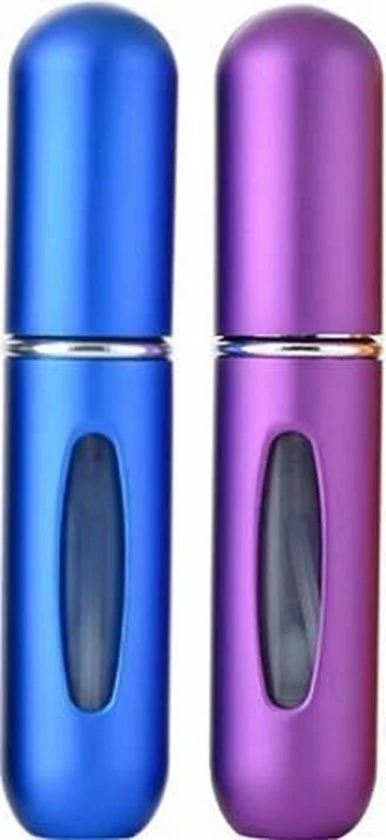 MaxedMore Navulbare Parfumverstuiver 5ml Blauw & Paars - 65 Keer Spraybare Parfum Verstuiver - Hervulbaar Tasverstuiver Voor Parfum - Meeneem Mini Geur Flesje Voor Op Reis - Lipstick Formaat Navulbaar Parfumflesje 1 MaxedMore Navulbare Parfumverstuiver 5ml Blauw & Paars - 65 Keer Spraybare Parfum Verstuiver - Hervulbaar Tasverstuiver Voor Parfum - Meeneem Mini Geur Flesje Voor Op Reis - Lipstick Formaat Navulbaar Parfumflesje
