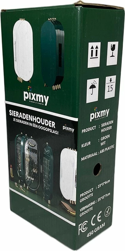 PIXMY Video & Photo PIXMY - Groen - Sieradenhouder - Oorbellenrekje - Sieradenrekje - Sieraden Organizer - Sieraden Doos - Sieraden Opbergen 5 PIXMY Video & Photo PIXMY - Groen - Sieradenhouder - Oorbellenrekje - Sieradenrekje - Sieraden Organizer - Sieraden Doos - Sieraden Opbergen - Afbeelding 5