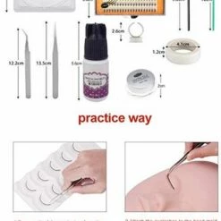 Lashes & More | Wimperextensions Starters Pakket | Oefenset Voor Beginnend Wimperstylist | Lash Kit -Givenchy-winkel 424x840 4