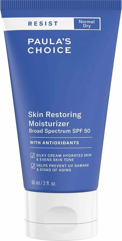 Paula's Choice Resist Anti-Aging Hydraterende Dagcr Me SPF 50 - Normale Tot Droge Huid - 60 Ml 1 Paula's Choice Resist Anti-Aging Hydraterende Dagcr Me SPF 50 - Normale Tot Droge Huid - 60 Ml