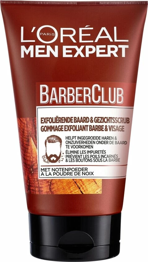 L?Or?al Paris Men Expert L Or Al Paris Men Expert Barber Club Exfoli Rende Baard & Gezichtsscrub - 100 Ml 1 L?Or?al Paris Men Expert L Or Al Paris Men Expert Barber Club Exfoli Rende Baard & Gezichtsscrub - 100 Ml