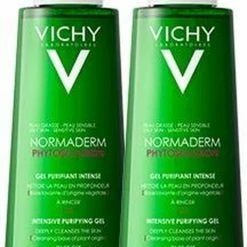 Vichy Normaderm Phytosolution Reinigingsgel - 2 X 400 Ml - Onzuivere Huid