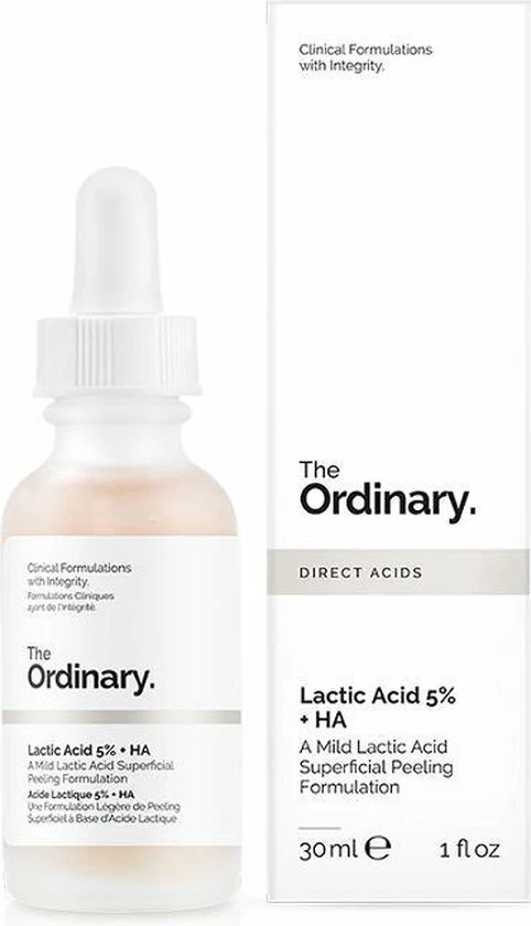 The Ordinary Lactic Acid 5% + HA 2% Gezichtspeeling - Gezichts Serum - Beauty Product - Verzorging - Peeling Solution 2 The Ordinary Lactic Acid 5% + HA 2% Gezichtspeeling - Gezichts Serum - Beauty Product - Verzorging - Peeling Solution - Afbeelding 2
