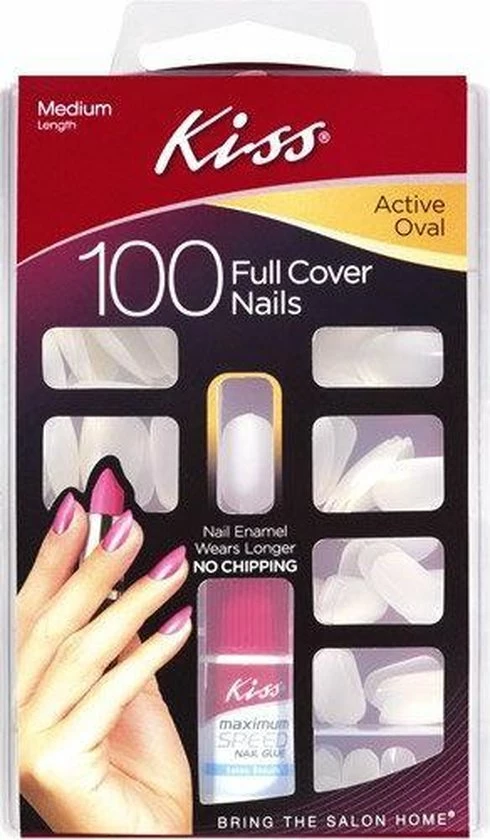 Kiss Nagel&lijm Active Oval 100 St 2 Kiss Nagel&lijm Active Oval 100 St - Afbeelding 2