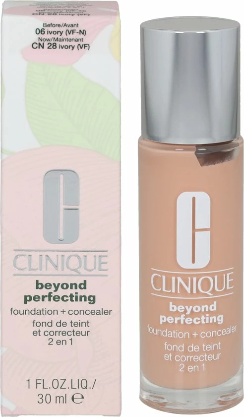 Clinique Beyond Perfecting - Foundation - 06 Ivory 2 Clinique Beyond Perfecting - Foundation - 06 Ivory - Afbeelding 2