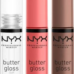 NYX Professional Makeup - Holidays 2022 Mrs Claus - Butter Gloss Trio - Lip Gloss