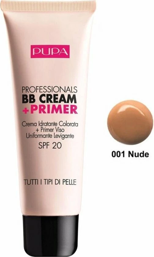 Pupa Milano Professionals BB Cream + Primer - Nude 001 1 Pupa Milano Professionals BB Cream + Primer - Nude 001
