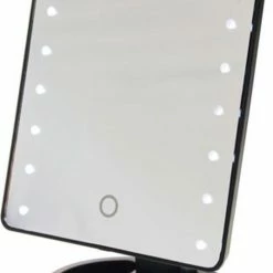 United Entertainment - Spiegel Met LED Verlichting - 29x17 Cm - Zwart