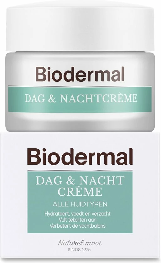Biodermal Dagcreme -en Nachtcr Me - Hydraterend En Voedend - 50ml 2 Biodermal Dagcreme -en Nachtcr Me - Hydraterend En Voedend - 50ml - Afbeelding 2