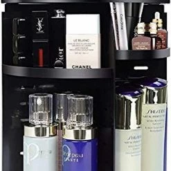 IBright Make-Up Organizer - Beauty Organizer - 360 Roterend - Opbergbox - Opbergdoos Cosmetica - Zwart