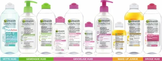 Garnier SkinActive - Micellair Reinigingswater Voor De Gevoelige En Gemengde Huid - 400ml - Reinigingswater 7 Garnier SkinActive - Micellair Reinigingswater Voor De Gevoelige En Gemengde Huid - 400ml - Reinigingswater - Afbeelding 7