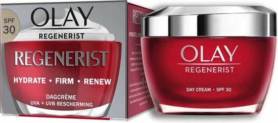 Olay Regenerist Dagcrème - Voor Het Gezicht Met SPF30 - 50ml 1 Olay Regenerist Dagcrème - Voor Het Gezicht Met SPF30 - 50ml