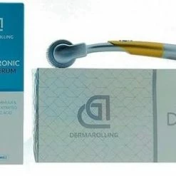 Dermarolling Titanium Dermaroller - 0.5 Mm + 360Care Hyaluronzuur Serum - 30 Ml