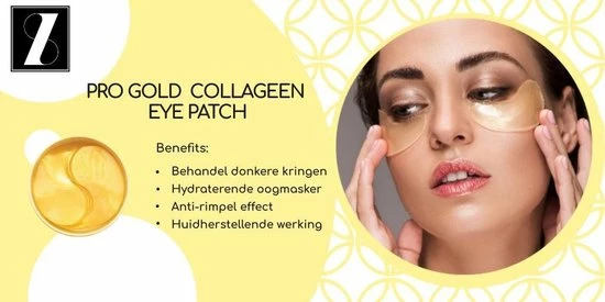 Heble? *** Collageen Oogmasker - Weg Met Wallen Onder De Ogen- Hydraterend - 24k Goud Oog Masker Met Collageen - 1 Paar - Van Heble *** 3 Heble? *** Collageen Oogmasker - Weg Met Wallen Onder De Ogen- Hydraterend - 24k Goud Oog Masker Met Collageen - 1 Paar - Van Heble *** - Afbeelding 3