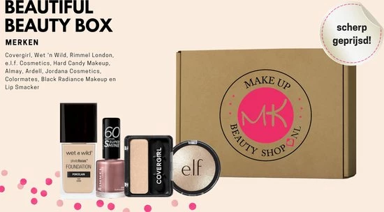 MAKE UP BEAUTY SHOP Beautiful Beauty Pakket | Mystery Beauty Box | Verrassingspakket | Geschenkset | Giftset | Dames Cadeaupakket | Mystery Beauty Bag | Makeup Box - BB2 3 MAKE UP BEAUTY SHOP Beautiful Beauty Pakket | Mystery Beauty Box | Verrassingspakket | Geschenkset | Giftset | Dames Cadeaupakket | Mystery Beauty Bag | Makeup Box - BB2 - Afbeelding 3