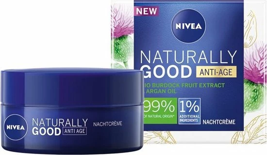 NIVEA Naturally Good Anti-Age Nachtcreme 1 NIVEA Naturally Good Anti-Age Nachtcreme