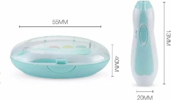 Merkloos Nagelvijl Set - Nagel Vijl Set - Electrische Baby Nagel Vijl - Veilig Nagels Verzorgen Met LED Licht For Baby, Peuter, Kinderen En Volwassenen - Met 6 Verschillende Vijlen En Verstelbare Snelheden 3 Merkloos Nagelvijl Set - Nagel Vijl Set - Electrische Baby Nagel Vijl - Veilig Nagels Verzorgen Met LED Licht For Baby, Peuter, Kinderen En Volwassenen - Met 6 Verschillende Vijlen En Verstelbare Snelheden - Afbeelding 3