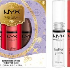 NYX Professional Makeup - Holidays 2022 Mrs Claus - Butter Gloss Trio - Lip Gloss 8 NYX Professional Makeup - Holidays 2022 Mrs Claus - Butter Gloss Trio - Lip Gloss -Givenchy-winkel 550x325 1