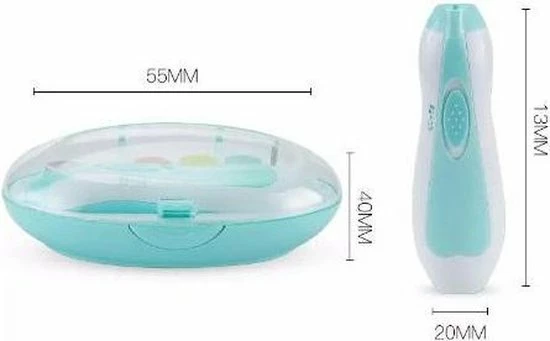 Merkloos Nagelvijl Set - Nagel Vijl Set - Electrische Baby Nagel Vijl - Veilig Nagels Verzorgen Met LED Licht For Baby, Peuter, Kinderen En Volwassenen - Met 6 Verschillende Vijlen En Verstelbare Snelheden 7 Merkloos Nagelvijl Set - Nagel Vijl Set - Electrische Baby Nagel Vijl - Veilig Nagels Verzorgen Met LED Licht For Baby, Peuter, Kinderen En Volwassenen - Met 6 Verschillende Vijlen En Verstelbare Snelheden - Afbeelding 7