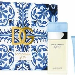 Parfumset Voor Dames Dolce & Gabbana Light Blue Pour Femme 3 Onderdelen - Parfum - Eau De Toilette - Lichaamscr Me - Verzorging - Geuren - Dames