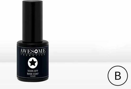Awesome Base Coat Gel Nagellak - Gellak - UV & LED 1 Awesome Base Coat Gel Nagellak - Gellak - UV & LED