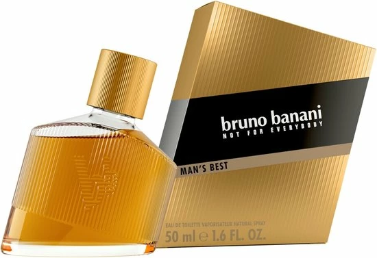 Bruno Banani Man's Best Eau De Toilette - 50 Ml - Herenparfum 2 Bruno Banani Man's Best Eau De Toilette - 50 Ml - Herenparfum - Afbeelding 2