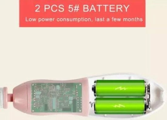 Merkloos Nagelvijl Set - Nagel Vijl Set - Electrische Baby Nagel Vijl - Veilig Nagels Verzorgen Met LED Licht For Baby, Peuter, Kinderen En Volwassenen - Met 6 Verschillende Vijlen En Verstelbare Snelheden 6 Merkloos Nagelvijl Set - Nagel Vijl Set - Electrische Baby Nagel Vijl - Veilig Nagels Verzorgen Met LED Licht For Baby, Peuter, Kinderen En Volwassenen - Met 6 Verschillende Vijlen En Verstelbare Snelheden - Afbeelding 6