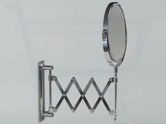 Saniclass Scheerspiegel Wandmodel - Vergrootspiegel Badkamer Chroom 20cm 2 Saniclass Scheerspiegel Wandmodel - Vergrootspiegel Badkamer Chroom 20cm - Afbeelding 2