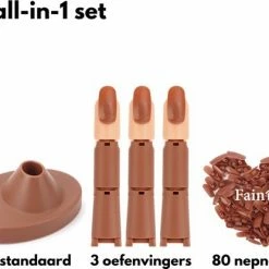 Fain Oefenhand Voor Nagels Nail Trainer Vinger All-in-1 Set Incl. 80 Kunstnagels Nail Art Nagel Set Nail Trainer Hand 18 Fain Oefenhand Voor Nagels Nail Trainer Vinger All-in-1 Set Incl. 80 Kunstnagels Nail Art Nagel Set Nail Trainer Hand -Givenchy-winkel 550x415 4