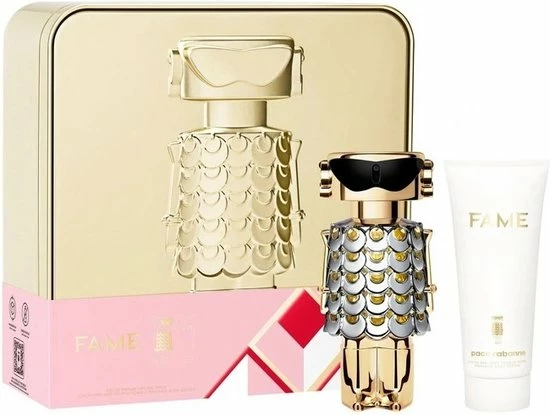 Paco Rabanne - FAME- Eau De Parfum 50 Ml + Body Lotion 75 Ml - Cadeauset/Geschenkverpakking 4 Paco Rabanne - FAME- Eau De Parfum 50 Ml + Body Lotion 75 Ml - Cadeauset/Geschenkverpakking - Afbeelding 4