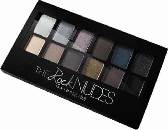 Maybelline The Rock Nudes Oogschaduwpallet- 12 Rock Nudes Blauw Tinten 9 Maybelline The Rock Nudes Oogschaduwpallet- 12 Rock Nudes Blauw Tinten - Afbeelding 9