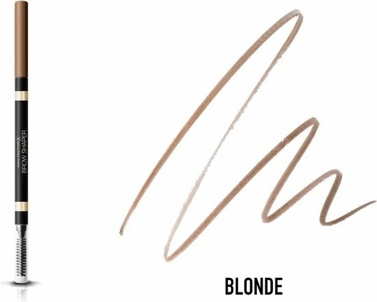 Max Factor Brow Shaper Wenkbrauwpotlood - 10 Blonde 9 Max Factor Brow Shaper Wenkbrauwpotlood - 10 Blonde - Afbeelding 9