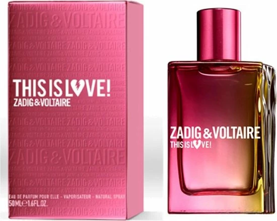 Zadig & Voltaire This Is Love! 50 Ml - Eau De Parfum - Damesparfum 11 Zadig & Voltaire This Is Love! 50 Ml - Eau De Parfum - Damesparfum - Afbeelding 11