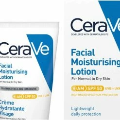 CeraVe AM Facial Moisturising Lotion SPF50 For Normal To Dry Skin 52ml -Givenchy-winkel 550x443 3