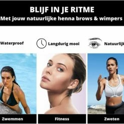 Eelhoe 2 In 1 - Henna Wenkbrauwverf En Wimperverf - Zwart - Henna Brows - DIY Henna Brows Kit - Starterspakket -Givenchy-winkel 550x444